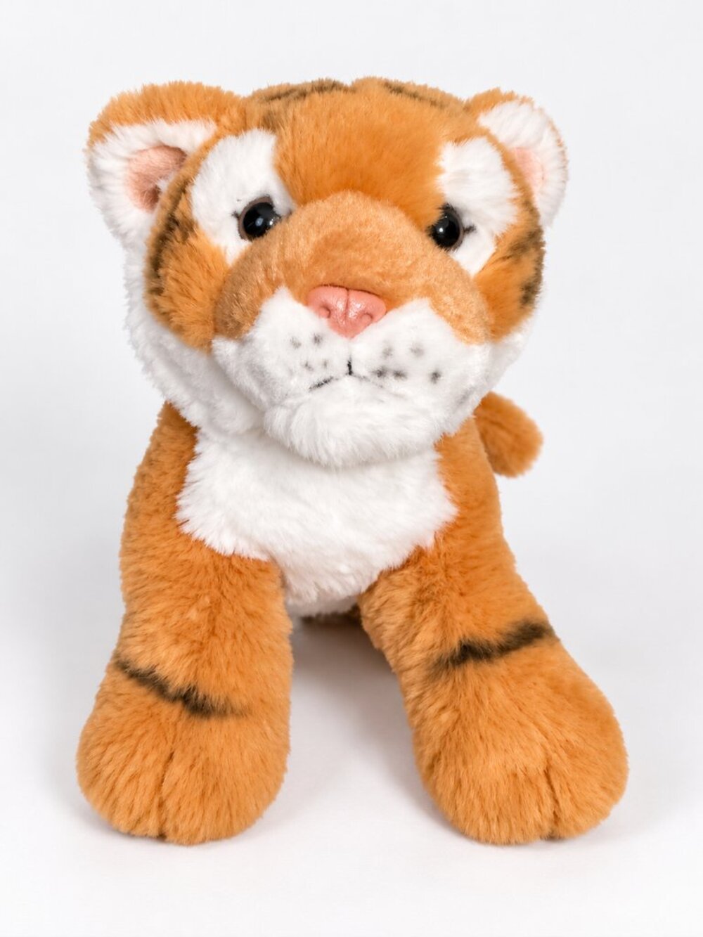 Hugs & Cuddles 8" Plush Tiger Stuffed Animal Soft Orange White Tiger Toy